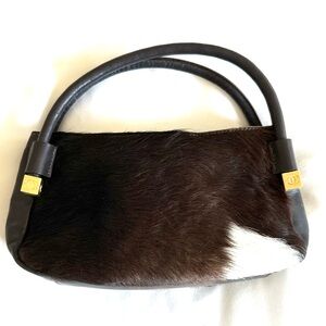 Cowhide purse